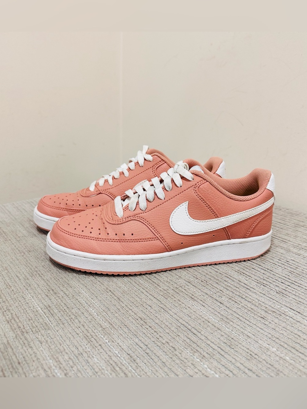 Nike Womens Court Vision Low Next Nature Rose Whisper Pink Sneakers 8